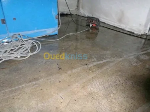 Travaux de ponçage et époxy et Étanché