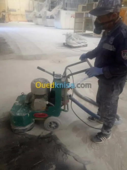 Travaux de ponçage et époxy et Étanché