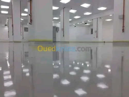 Travaux de ponçage et époxy et Étanché