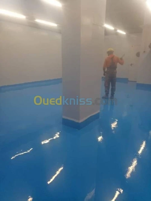 Travaux de ponçage et époxy et Étanché