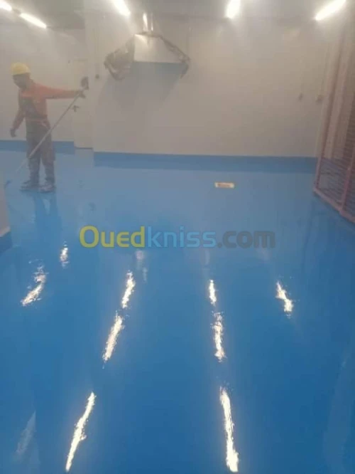Travaux de ponçage et époxy et Étanché