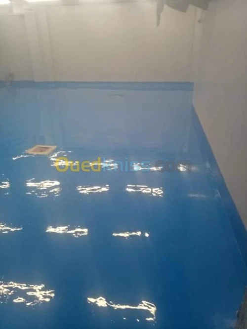 Travaux de ponçage et époxy et Étanché