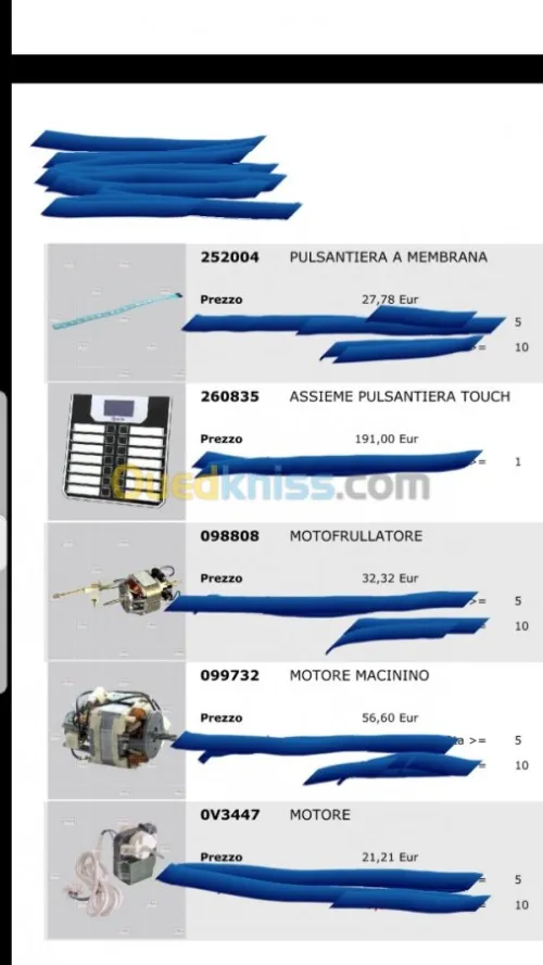 Piece de rechange pour distributeurs