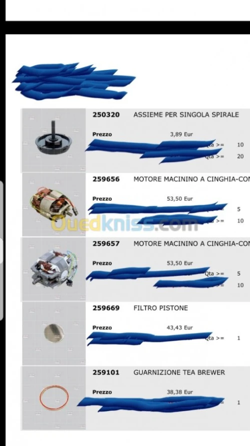 Piece de rechange pour distributeurs