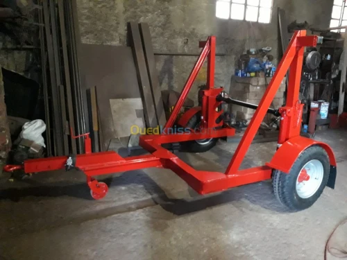 Dérouleuse - remorque porte touret  -