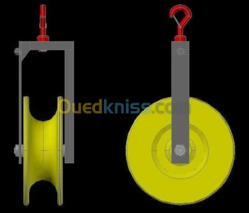 Dérouleuse - remorque porte touret  -
