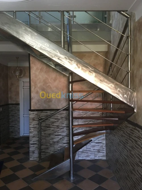 réalisation tout types d'escalier .