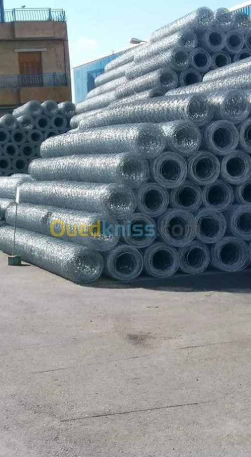 Fabrication de grillage gabion et zimr