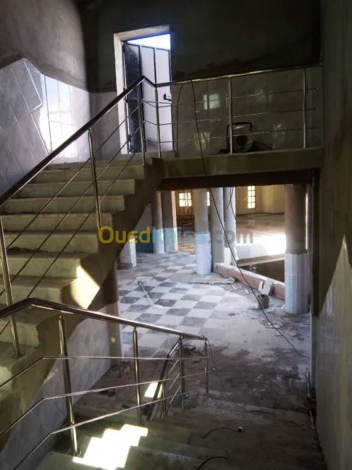 Rampe d'escalier inox et garde corps  