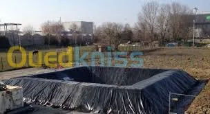 Fourniture Pose Géomembrane  Géotextil