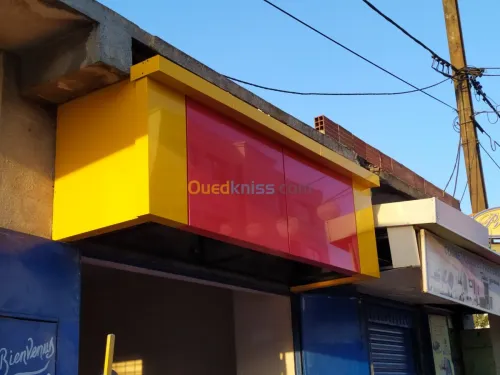 ALUCOBOND & mûr rideaux