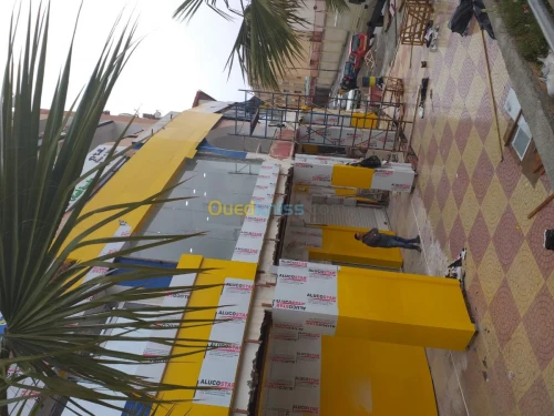 ALUCOBOND & mûr rideaux