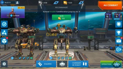 Compte  robots wars
