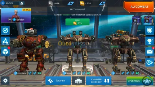 Compte  robots wars