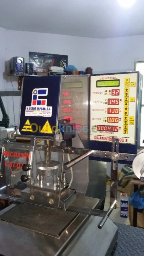 Machine estompage pour dorure a choud