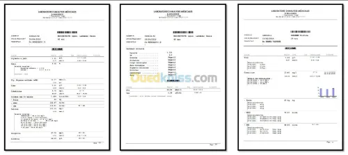 Logiciel Laboratoire d'Analyse Medical