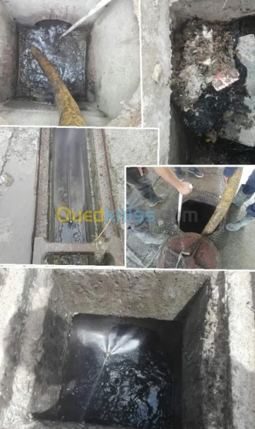 Camion Débouchoure D'assainissement curage vidange 