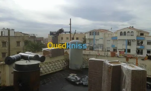 Travaux  d'étanchété