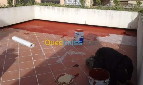 Travaux  d'étanchété