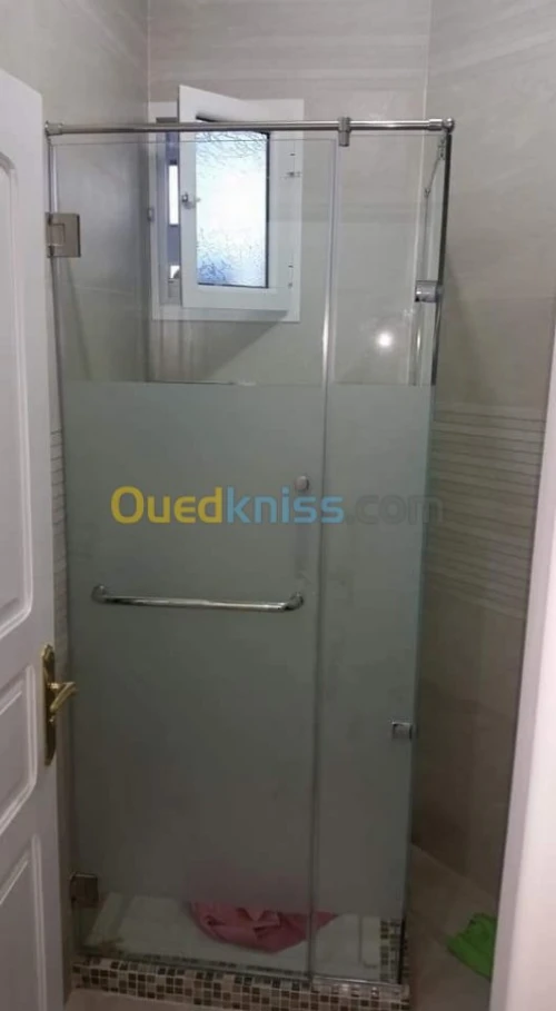 Cabine de douche verre trempé italien 
