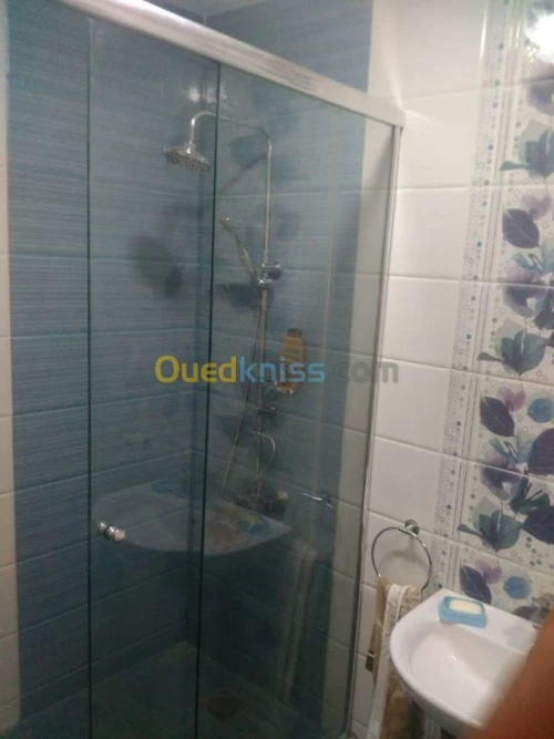 Cabine de douche verre trempé italien 