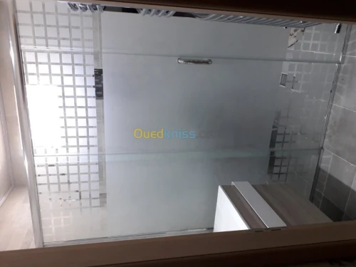 Cabine de douche verre trempé italien 