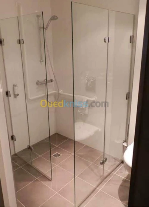 Cabine de douche verre trempé italien 