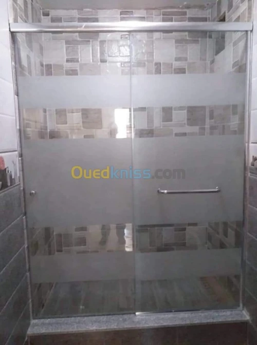 Cabine de douche verre trempé italien 