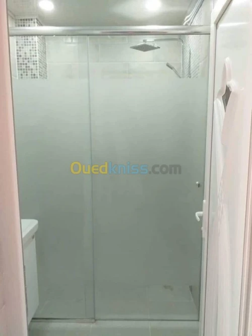 Cabine de douche verre trempé italien 