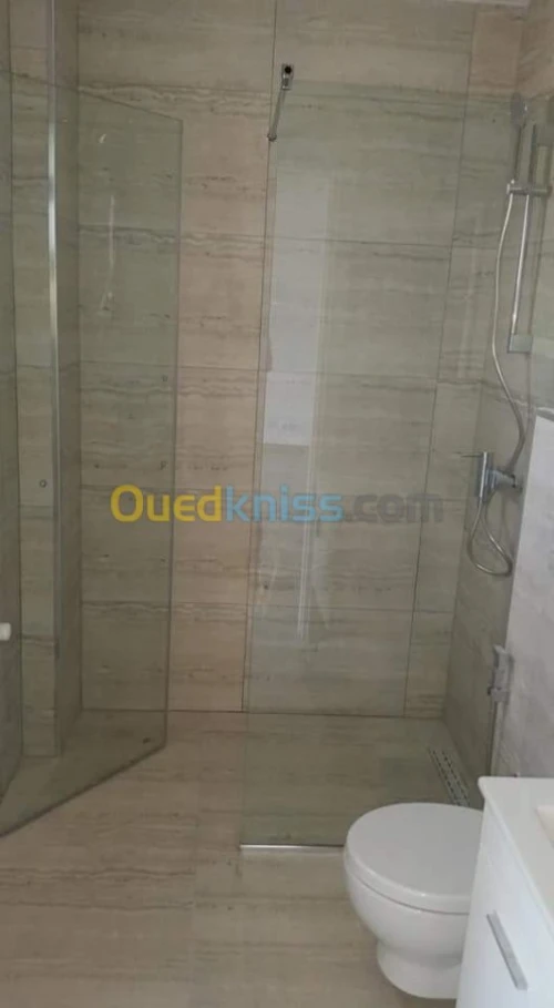 Cabine de douche verre trempé italien 