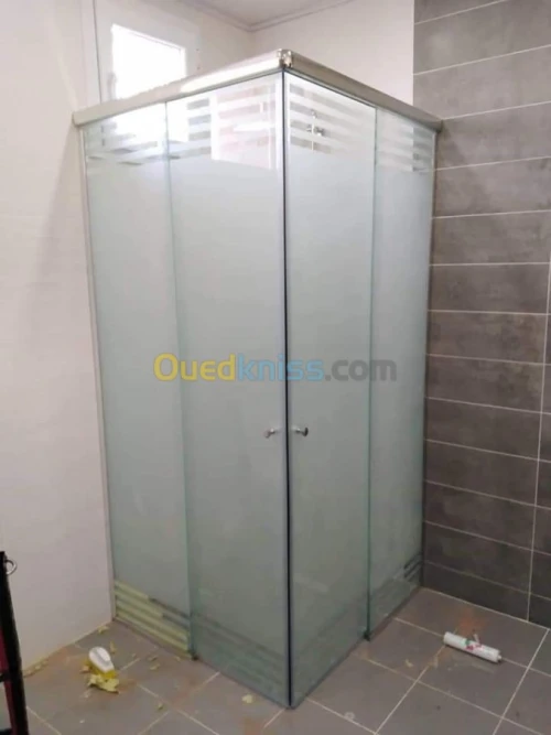 Cabine de douche verre trempé italien 