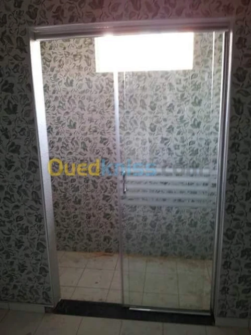 Cabine de douche verre trempé italien 