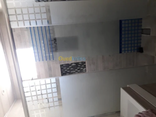 Cabine de douche verre trempé italien 