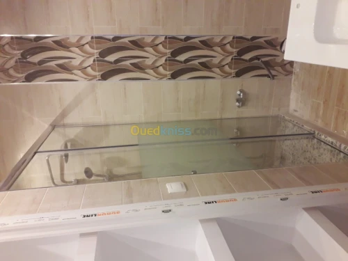 Cabine de douche verre trempé italien 