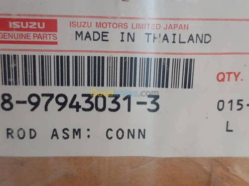 BIELLE MOTEUR ISUZU D-MAX 2.5 8-98012-