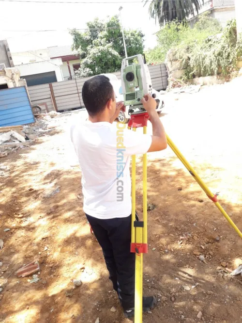 Travaux de topographie 