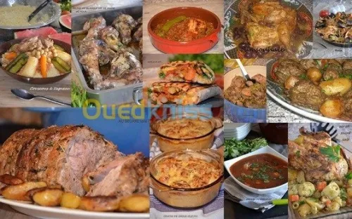 Gâteux secs et plats algériens