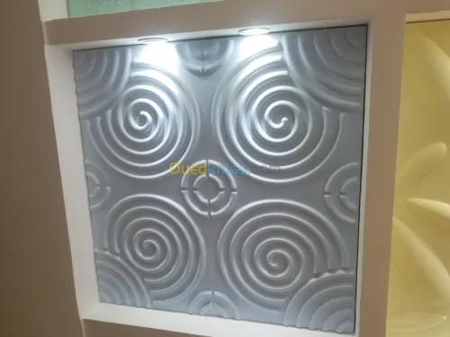 Placo plâtre , décoration,3d