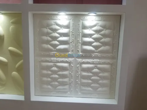 Placo plâtre , décoration,3d