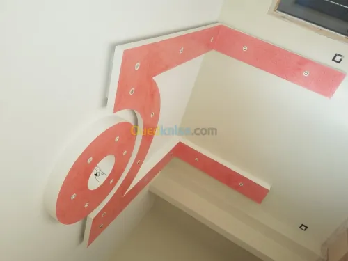 Placo plâtre , décoration,3d