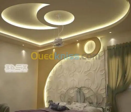 Placo plâtre , décoration,3d