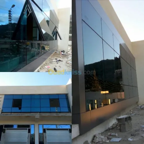 Habillage de façade de bâtiment