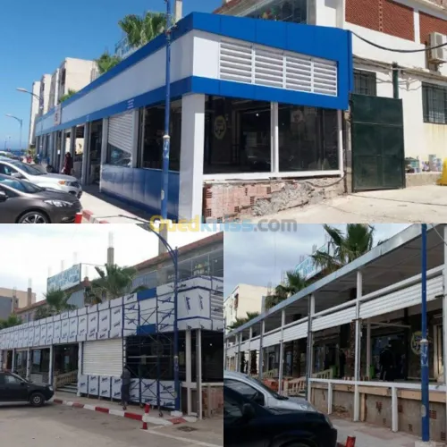 Habillage de façade de bâtiment