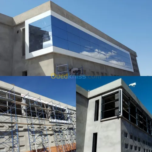 Habillage de façade de bâtiment