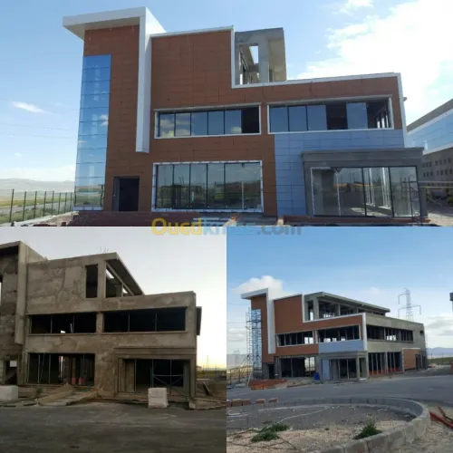 Habillage de façade de bâtiment