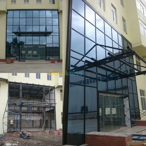 Habillage de façade de bâtiment