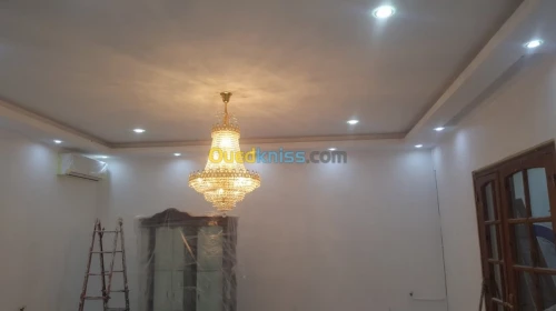 Placoplatre BA13, peinture,Plomberie