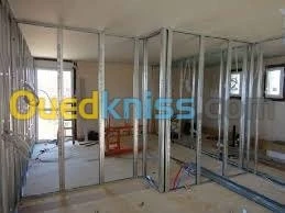 Placoplatre BA13, peinture,Plomberie