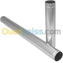 Accessoire cheminée galvanisé