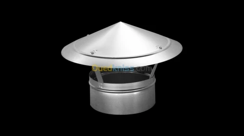 Accessoire cheminée galvanisé